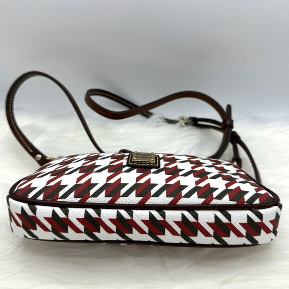NWOT Dooney & Bourke Lexi Slim Brick Houndstooth Crossbody - Picture 10 of 16